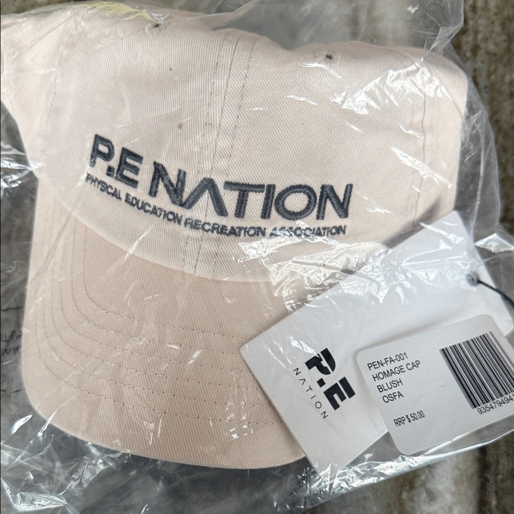 P.E Nation Light Pink Cap